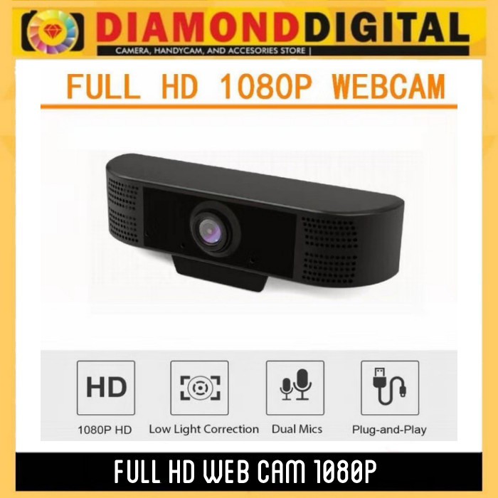 MIXIO F10 Full Hd Webcam 1080P With Microphone Web cam 1080P FULL HD