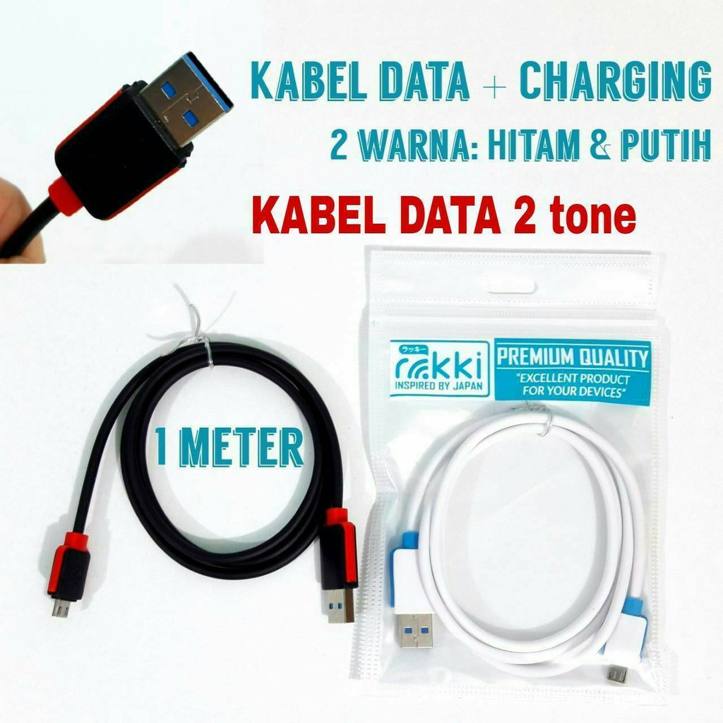 Kabel Data fast Charging (kabel data 2 tone)  Colokan micro samsung android