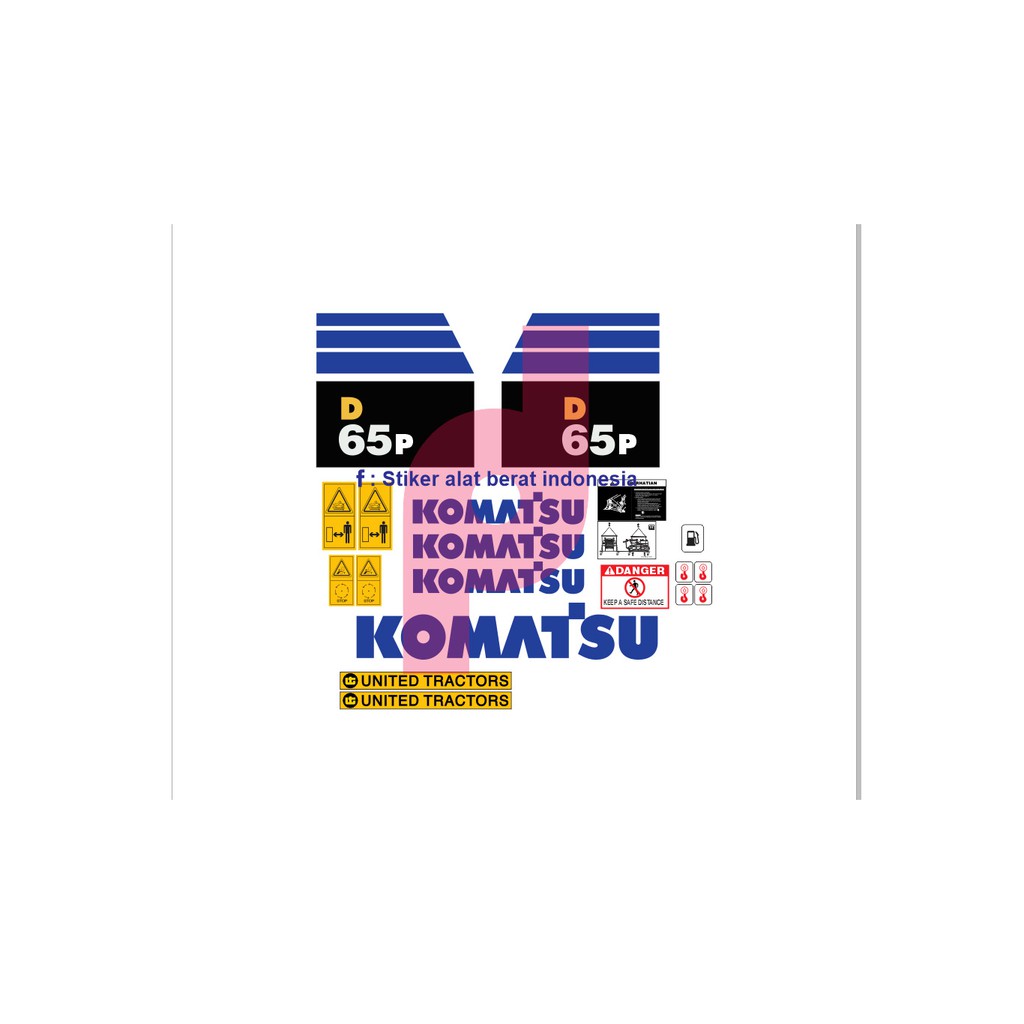 

STIKER KOMATSU D65P