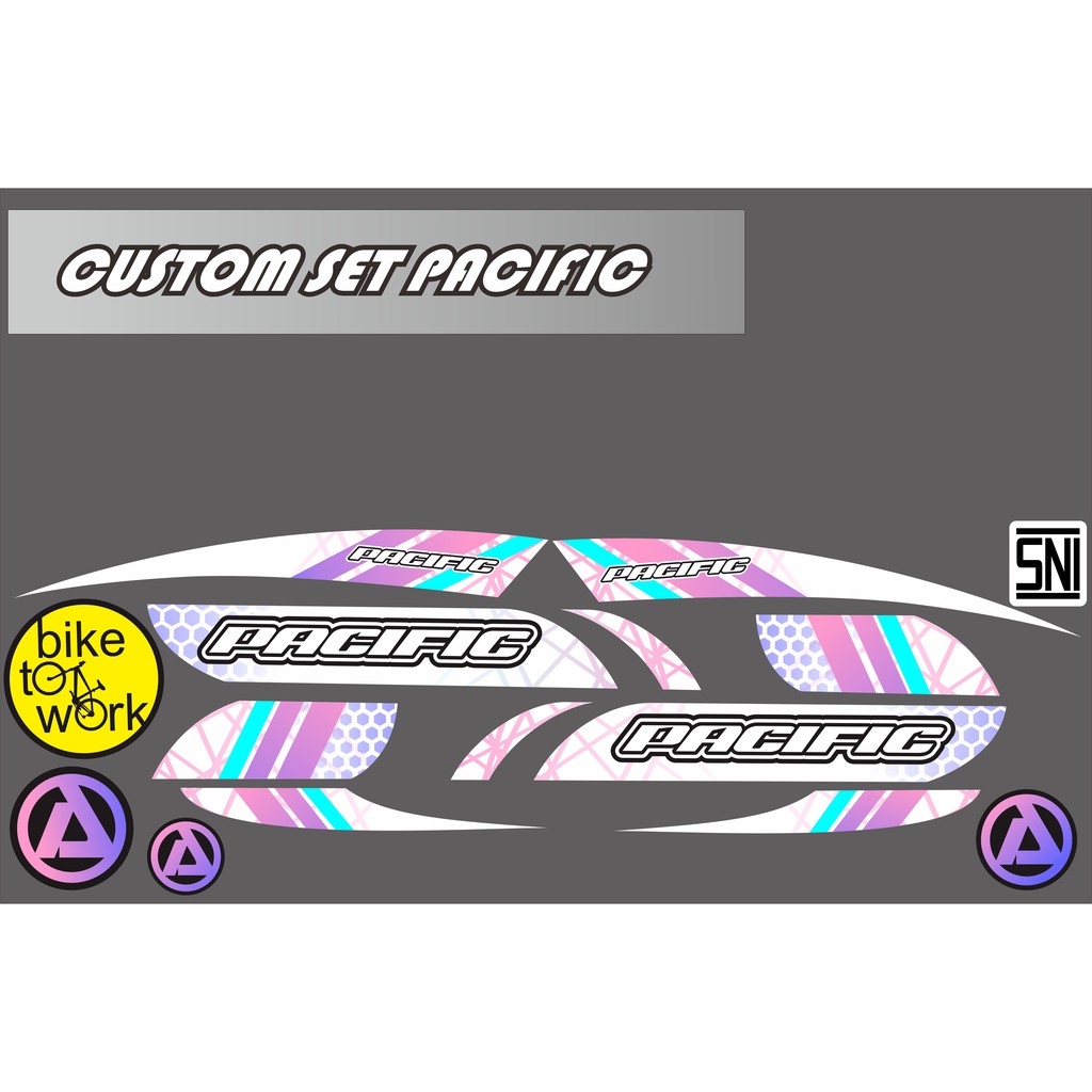

STICKER PACIFIC CUSTOM WARNA DAN NAMA