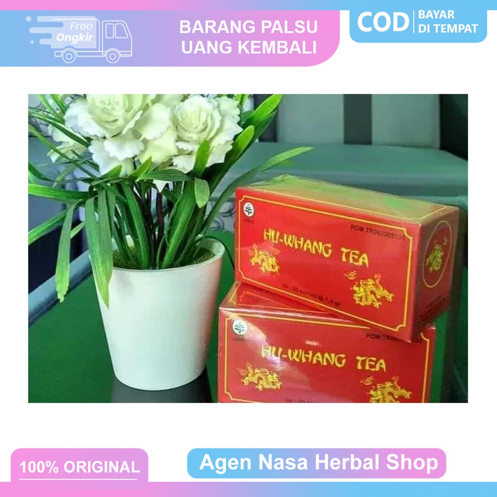 

Hu Whang Tea - Teh Diet Natural Herbal Alami Asli Original Nasa - Mengecilkan Perut Buncit