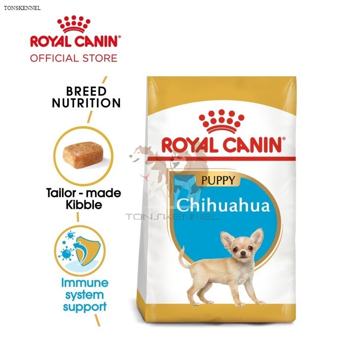 Royal Canin Chihuahua Junior Makanan Anak Anjing Dry 1,5kg Puppy Cihuahua Chh Pelet Kibble Kecil rc