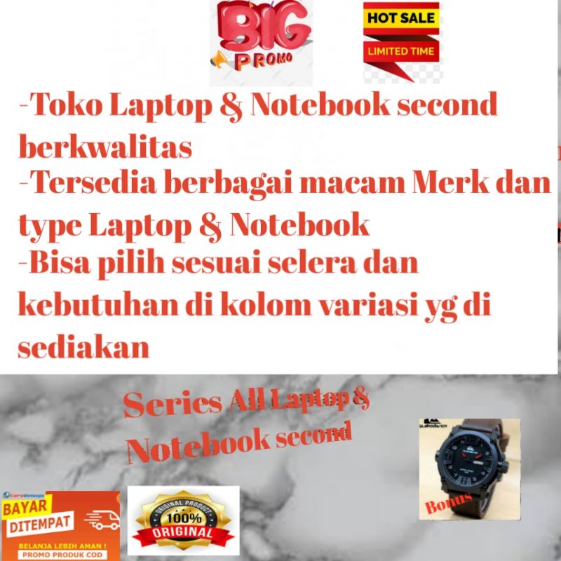 LAPTOP SECOND MURAH AXIOO NEON M7X0S | RAM 2GB | HARDISK  250Gb | LAYAR 14&quot; |  WINDOWS 7 | CUCI GUDANG