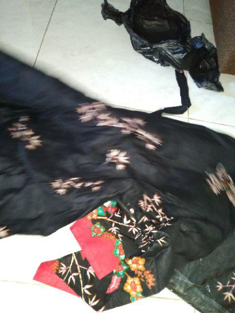 Ms Gamis Batik Sriwedari Maxi Super Jumbo Xxxl Ld 120c. Bumil/busui Katun Sogan