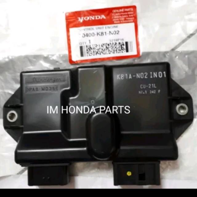 ECU ECM pgm CDI Honda beat fi esp 2016-2017 ECO street standar non ISS