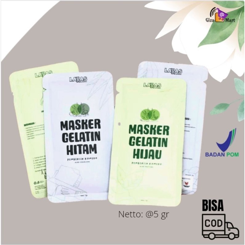 Masker Gelatin Masker dan Pembersih Komedo