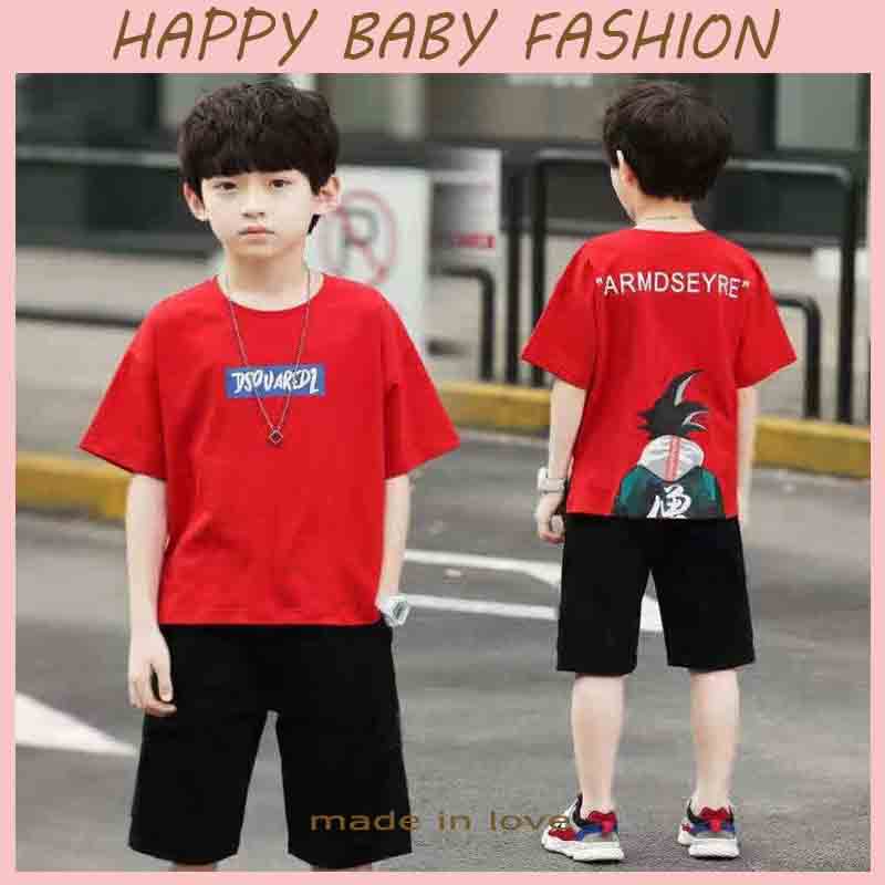 【Happy Baby】5-14Tahun Setelan Anak  Laki  Style Santai Dan Elegant  DT-12/DT-17/DT-18