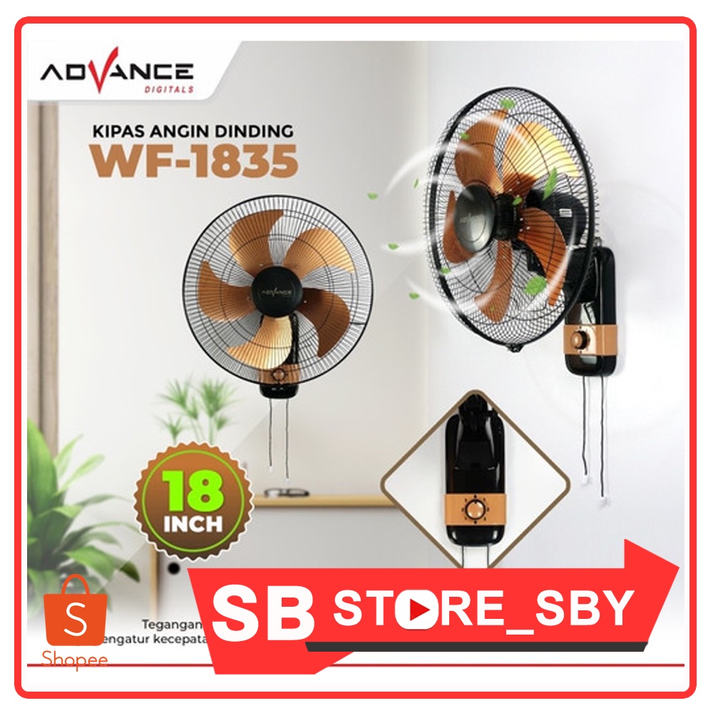 Advance Kipas Dinding 18 Inch WF 1835