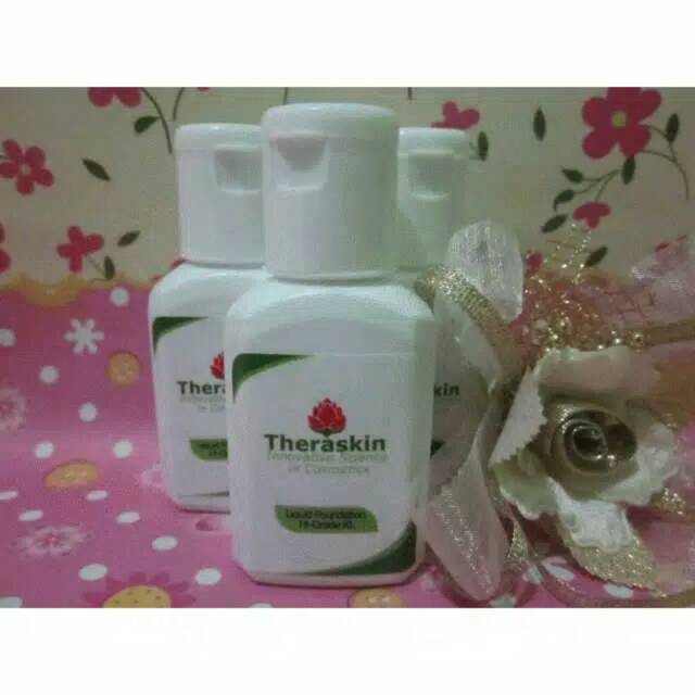 Theraskin liquid foundation KN (natural) dan KL (Kuning Langsat)