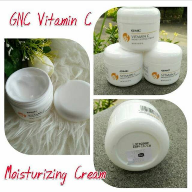 GNC Vitamin C Moisturizing Cream .