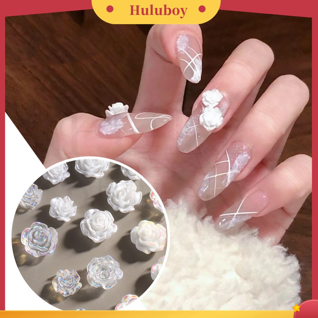 Huluboy Huluboy♡ Rantai Berlian Imitasi Bahan Metal Untuk Dekorasi Nail Art