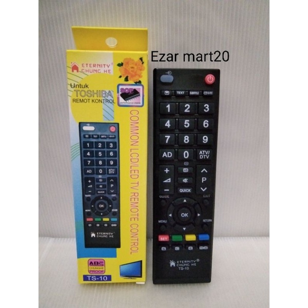 REMOTE TOSHIBA MULTI TABUNG LCD/LED TS10