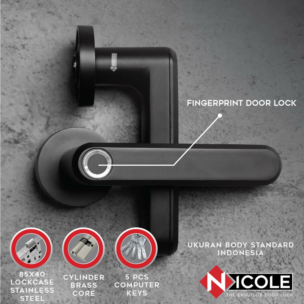 Kunci Digital Smart Lock Fingerprint Pintu