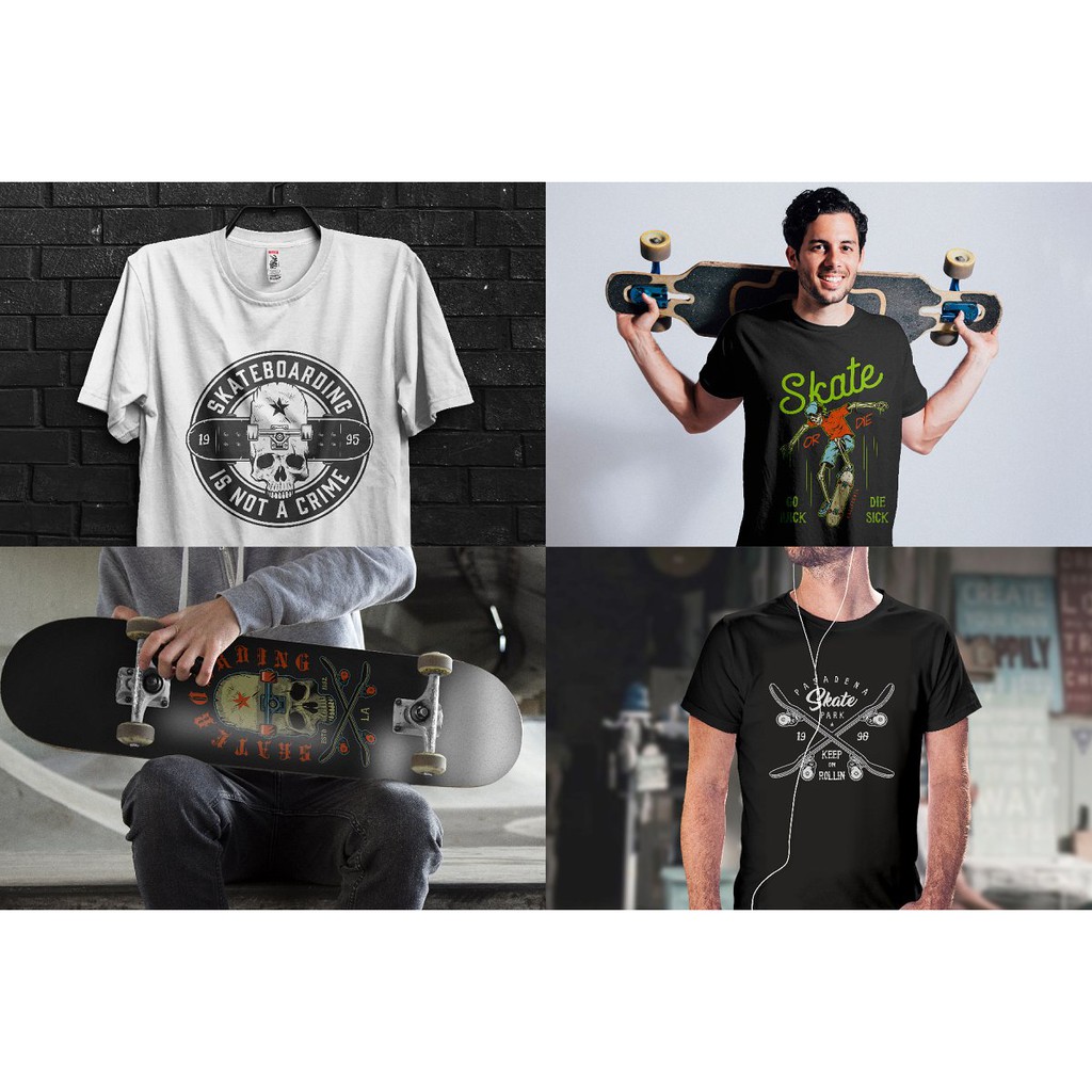 Skateboard Elements Bundle - Vector Designs