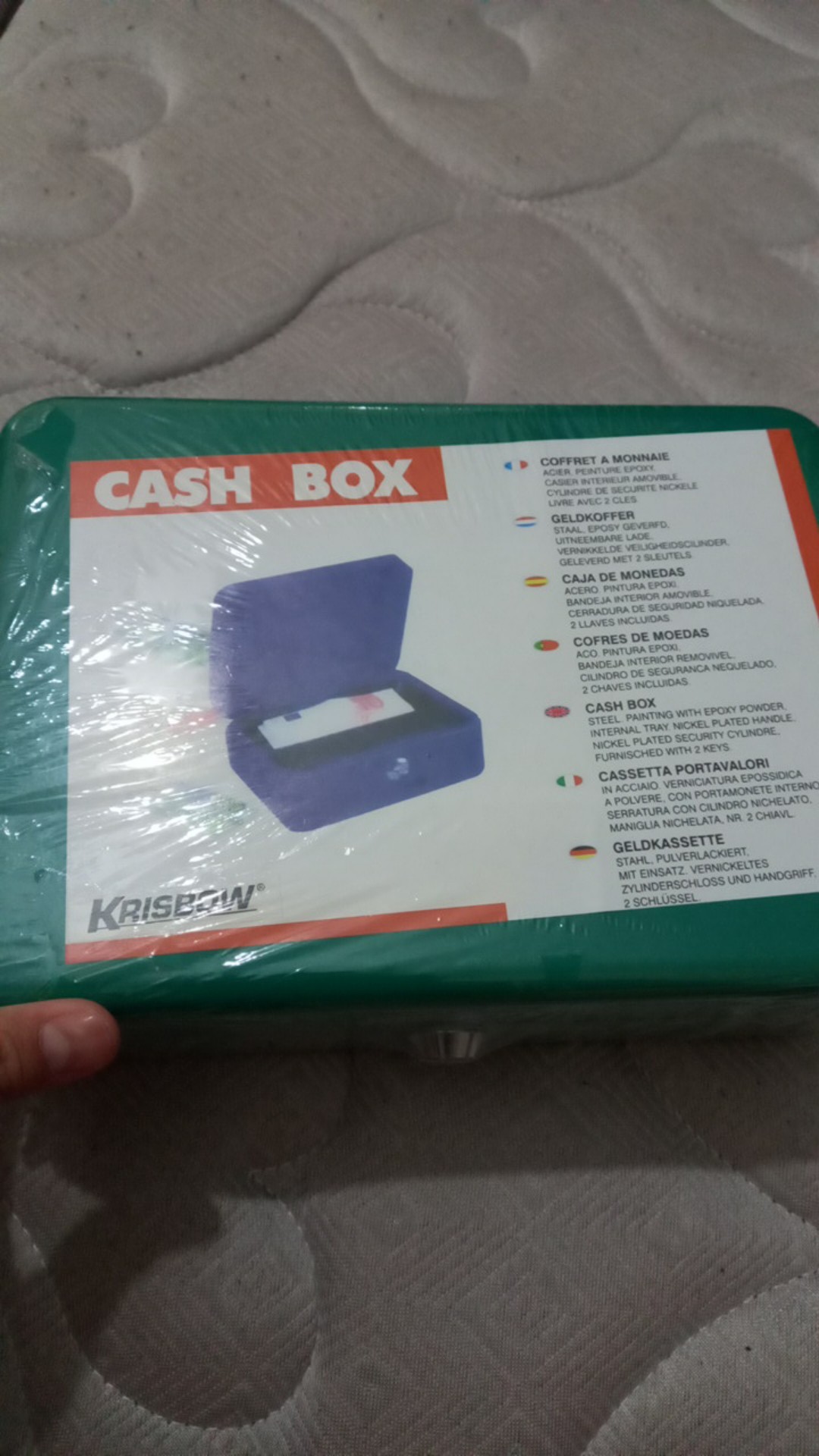 Ace Krisbow Cash Box Brankas Safe Deposit 25 Cm