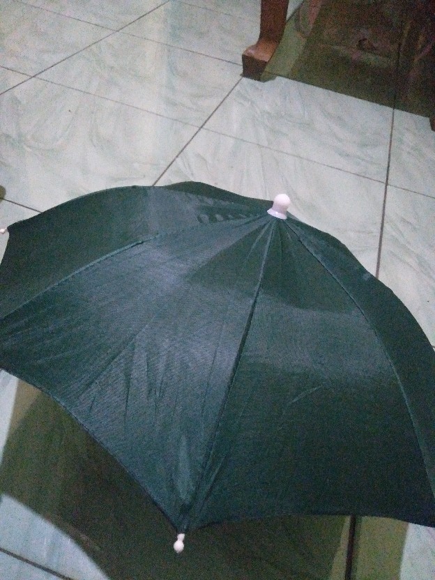 Payung Topi Untuk Anak Anak Atau Dewasa / Payung Kepala Hujan Melindungi Simple Tanpa Gagang