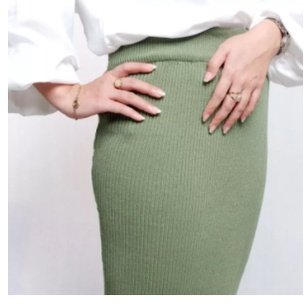 Rok Span Rajut Tebal Panjang / Rok Plisket Rajut Span / Rok Wanita Muslim / Rok Span Panjang / Rajut