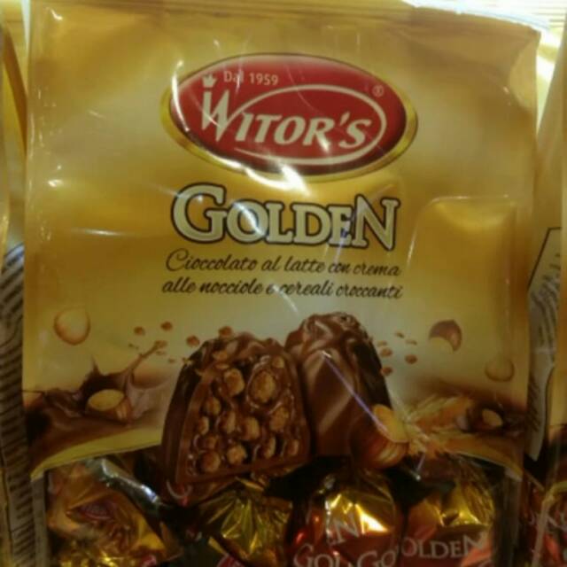 

Witor's Golden Hazelnut Crisp Cereal Chocolate-Coklat Import