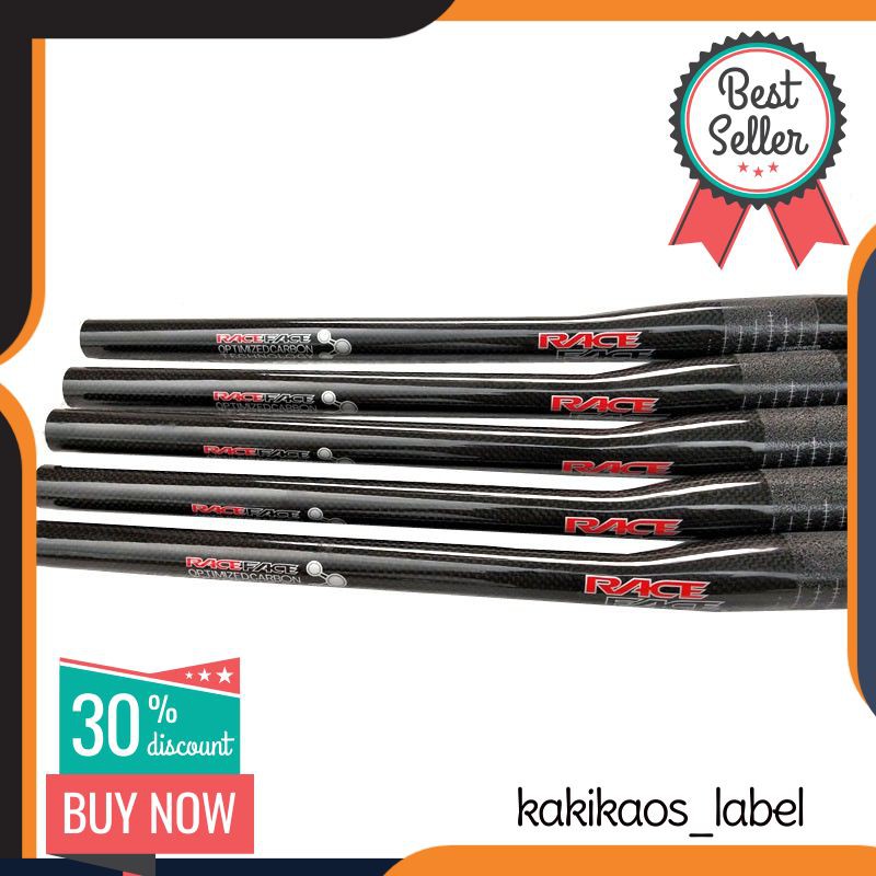 Race Face Handlebar 3K Full Carbon 31.8 mm Oversize Glossy