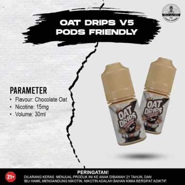 LIQUIDS OATDRIPS V5 CHOCOLATE LEGACY 30ML 15MG PODSFRIENDLY