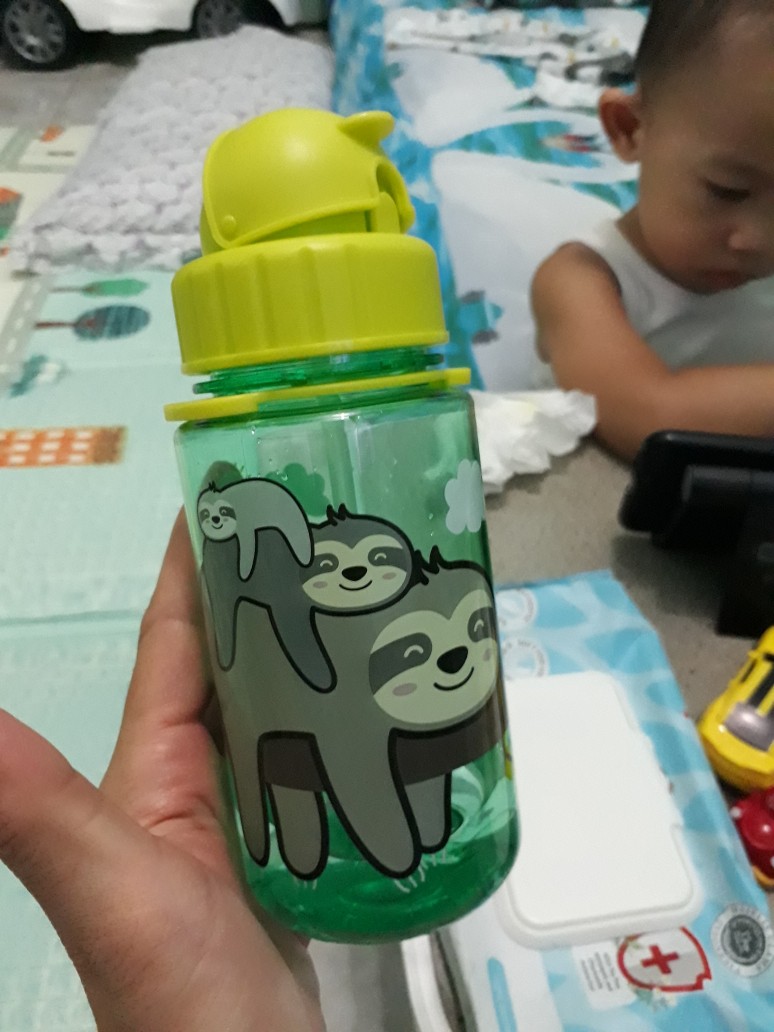 Tum Tum Flip Top Water Bottle Botol Minum Anak Inclue Long Strap