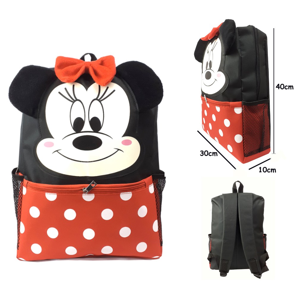 Tas Anak Sekolah Lucu Mickey Mouse dan Minnie Mouse