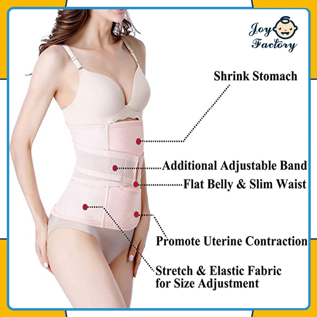 Korset melahirkan /  Maternity Postpartum Recovery Shapewear/ Stagen 2in1 (1 set 2pcs)