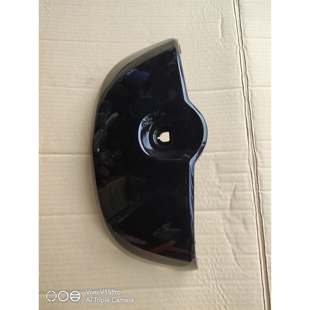 cover laci bagasi depan scoopy fi 2014-2015 warna hitam non ori high quality