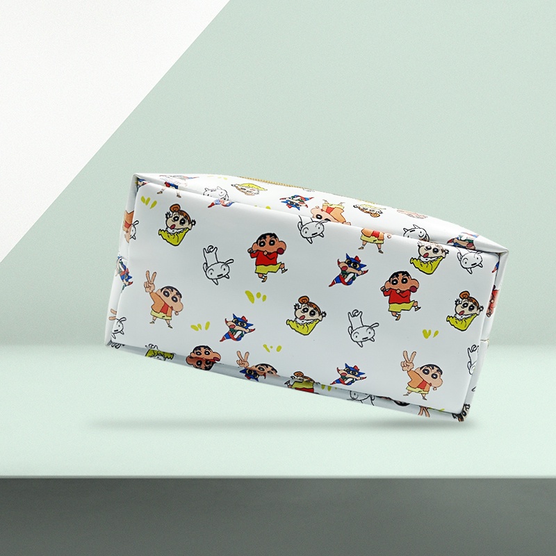 Travel Pouch Bag  Dompet Tas Kunci Mobil Tas Kosmetik Motif BT21 Shinchan Minion