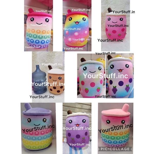 Boneka Boba Jumbo Galaxy Stroberi Pop it