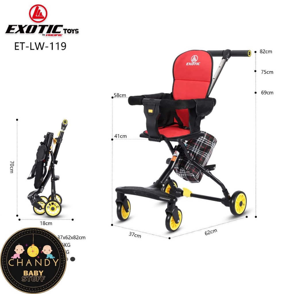 MAGIC STROLLER BABY TWO WAY SEAT EXOTIC ET 119