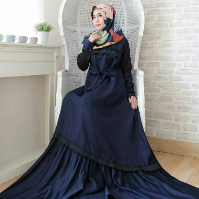 GAMIS NAURA SYAR'I TERBARU (real pic) Busana muslim