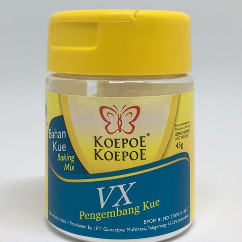 

Koepoe VX (Pengembang Kue) 45gr