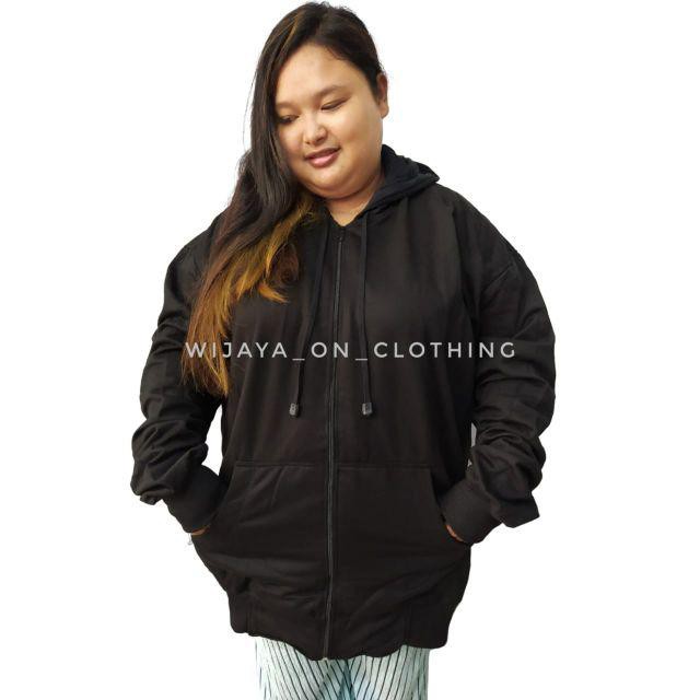 Jaket Zip Hoodie Resleting Jumbo Oversize Size XXXL,XXXXL,XXXXXL