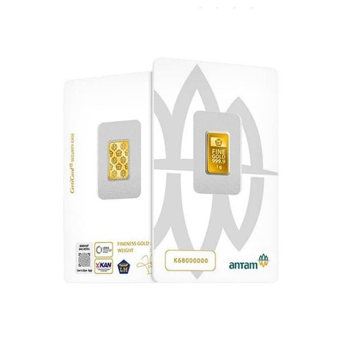 

Dominique Jewellery-Logam Mulia Antam 1GR Emas 999.9