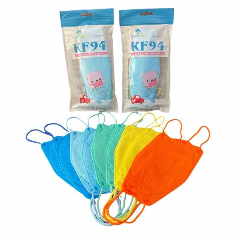 MASKER ANAK KF94 CAREION RAINBOW
