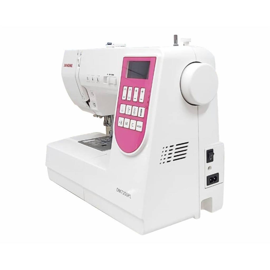 mesin jahit portable merk Janome type DM7200PL - pink