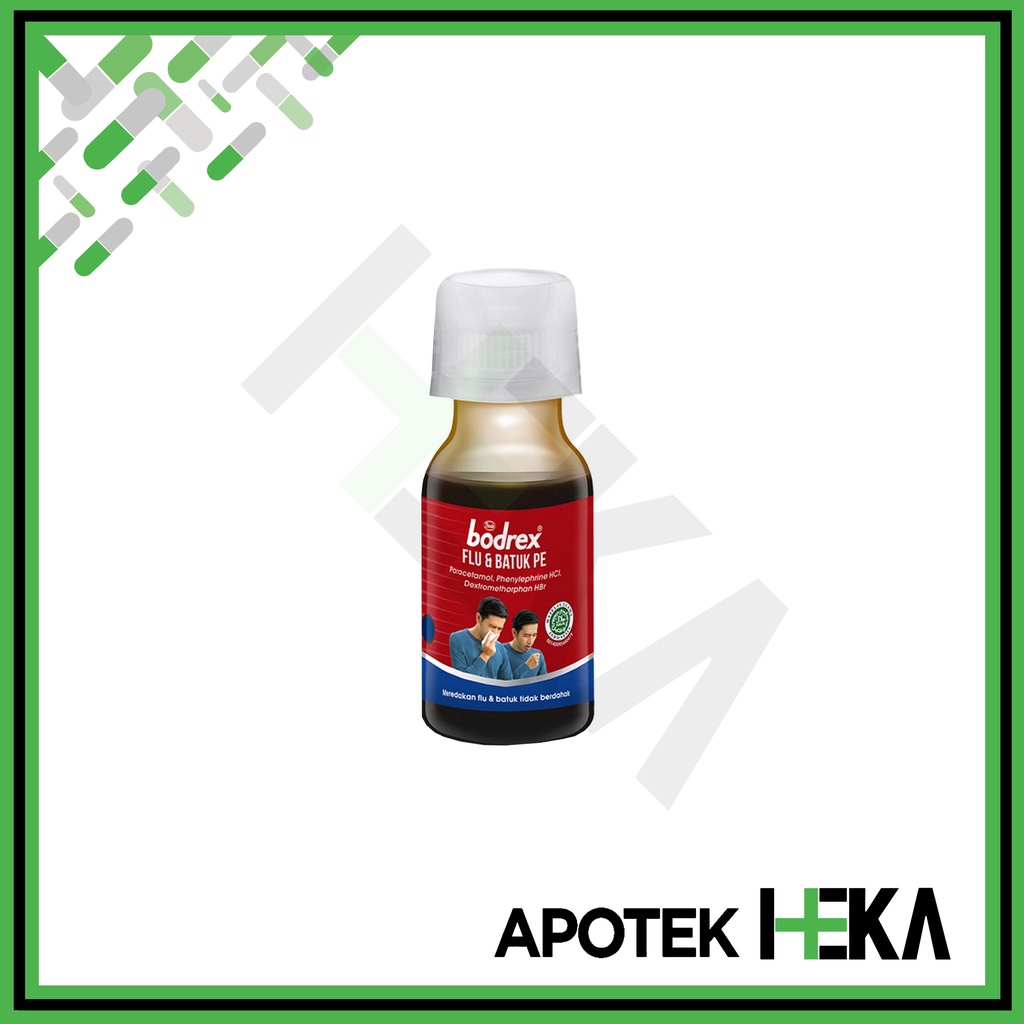 Bodrex Flu dan Batuk PE Sirup 60 ml - Syrup Batuk Tidak Berdahak (SEMARANG)