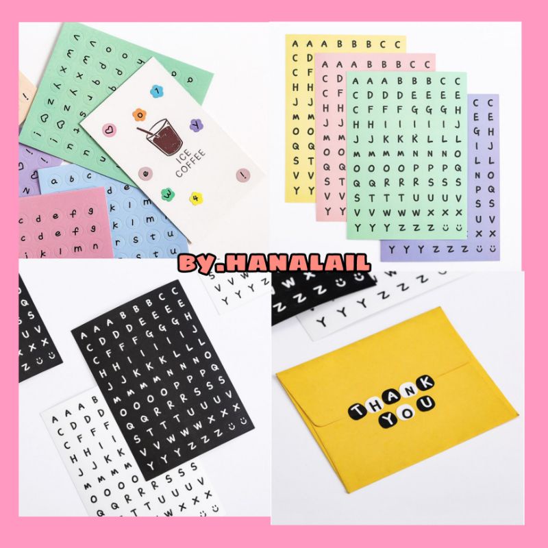 

[READY] Alphabet Sticker