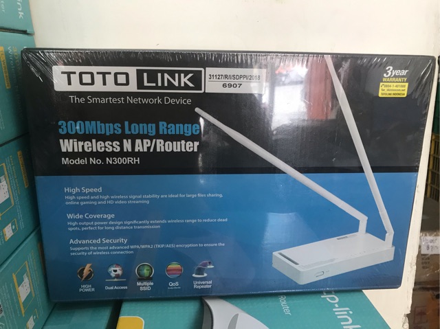 TOTOLINK N300RH Antena 11 dbi WIRELESS ROUTER N 300Rh