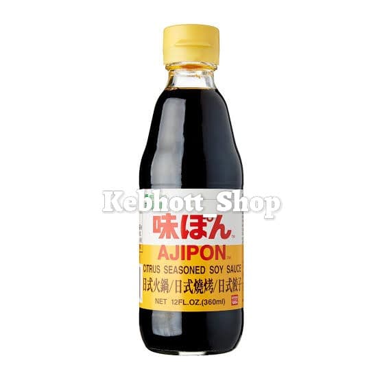 

Mizkan Aji Pon Citrus Seasoned Soy Sauce Ponzu 360ml | Ajipon Japan