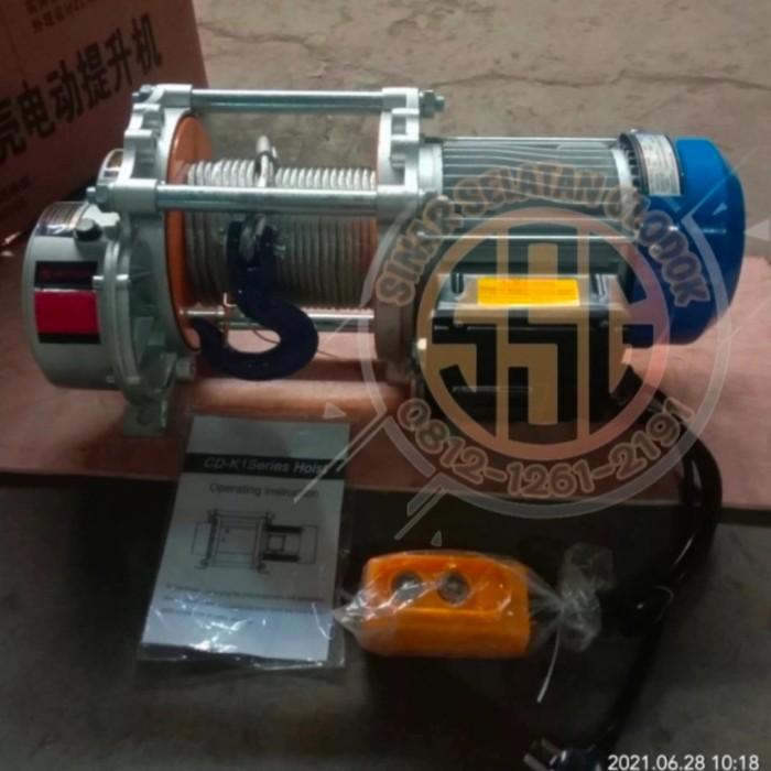 Mesin Bandsaw Nagasaki Cd-K1 Series Hoist Winch Electric 1200Kg X 220V Winch Hoist