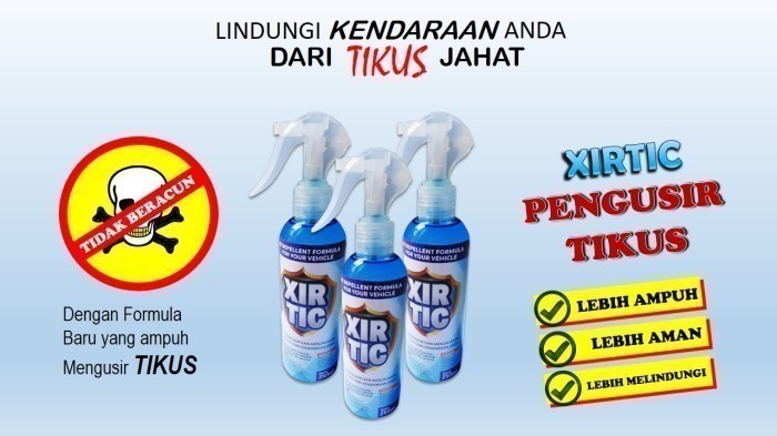 XIRTIC anti tikus kap mobil /pengusir tikus kap mobil / pengusir tikus