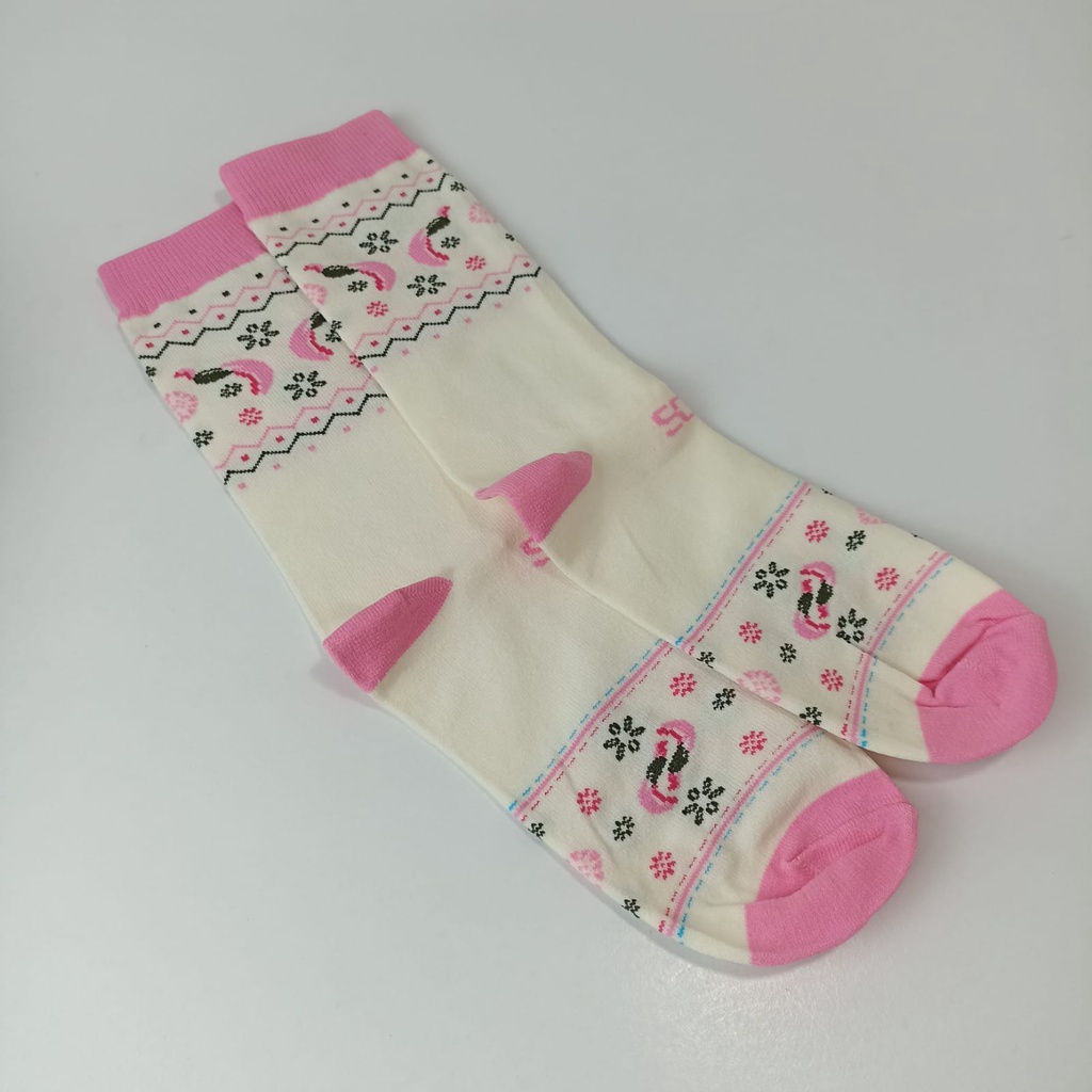 Kaos Kaki Wanita Murah / SOKA Sock Essentials Motif CENDRAWASIH / Kaos Kaki Jempol Muslimah Panjang