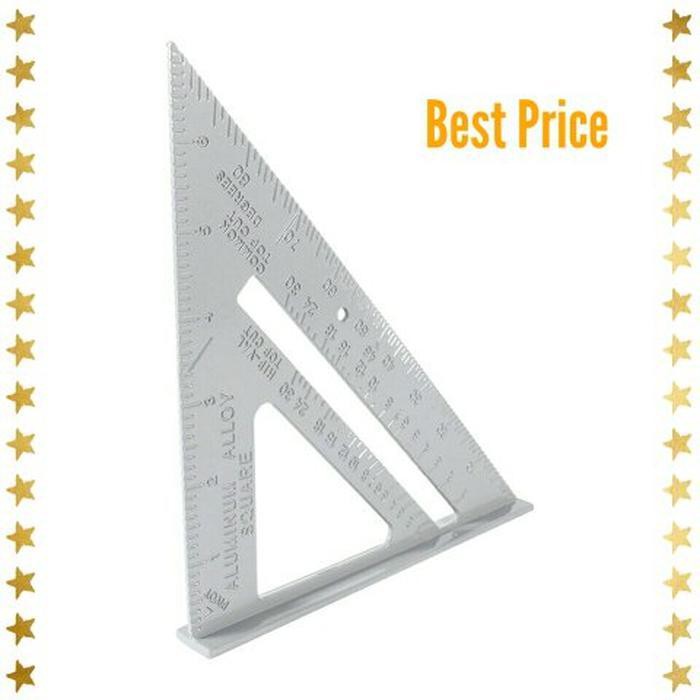 

Penggaris Protractor Aluminium Alloy Stainless Busur Derajat Pengukur Sudut Kemiringan