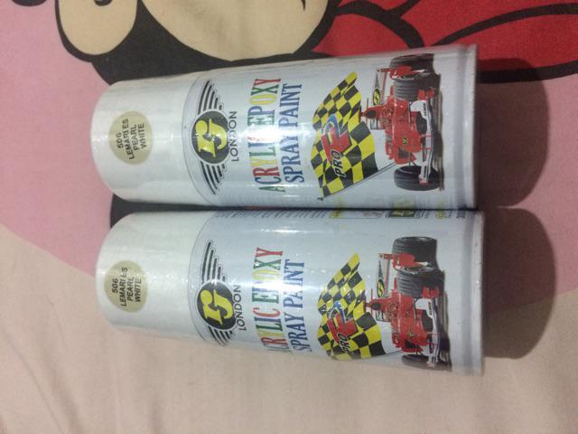 Rj London 300cc,lemari Es Pearl White (506),cat Semprot Spray Paint