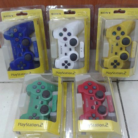 STIK PS2 WIRELESS WARNA DAYA JANGKAU LEBIH DARI 10 METER