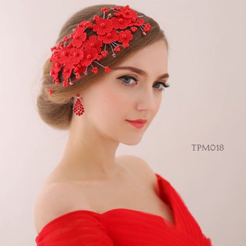 [STOCK READY] TIARA RAMBUT PESTA AKSESORIS WEDDING TPM018