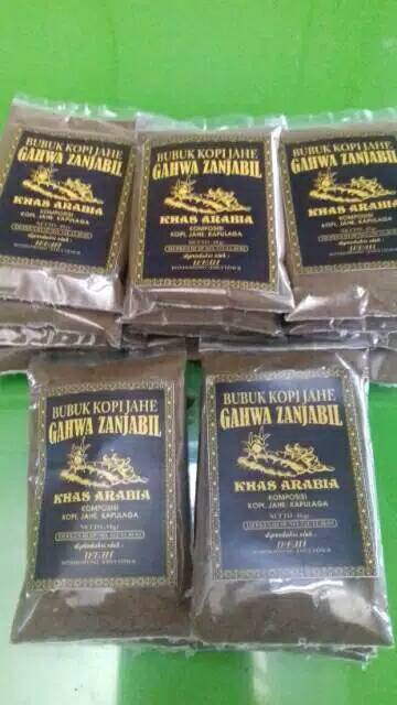 BUBUK KOPI JAHE GAHWA ZANJABIL kemasan SASET isi 5 // berat 10 gram