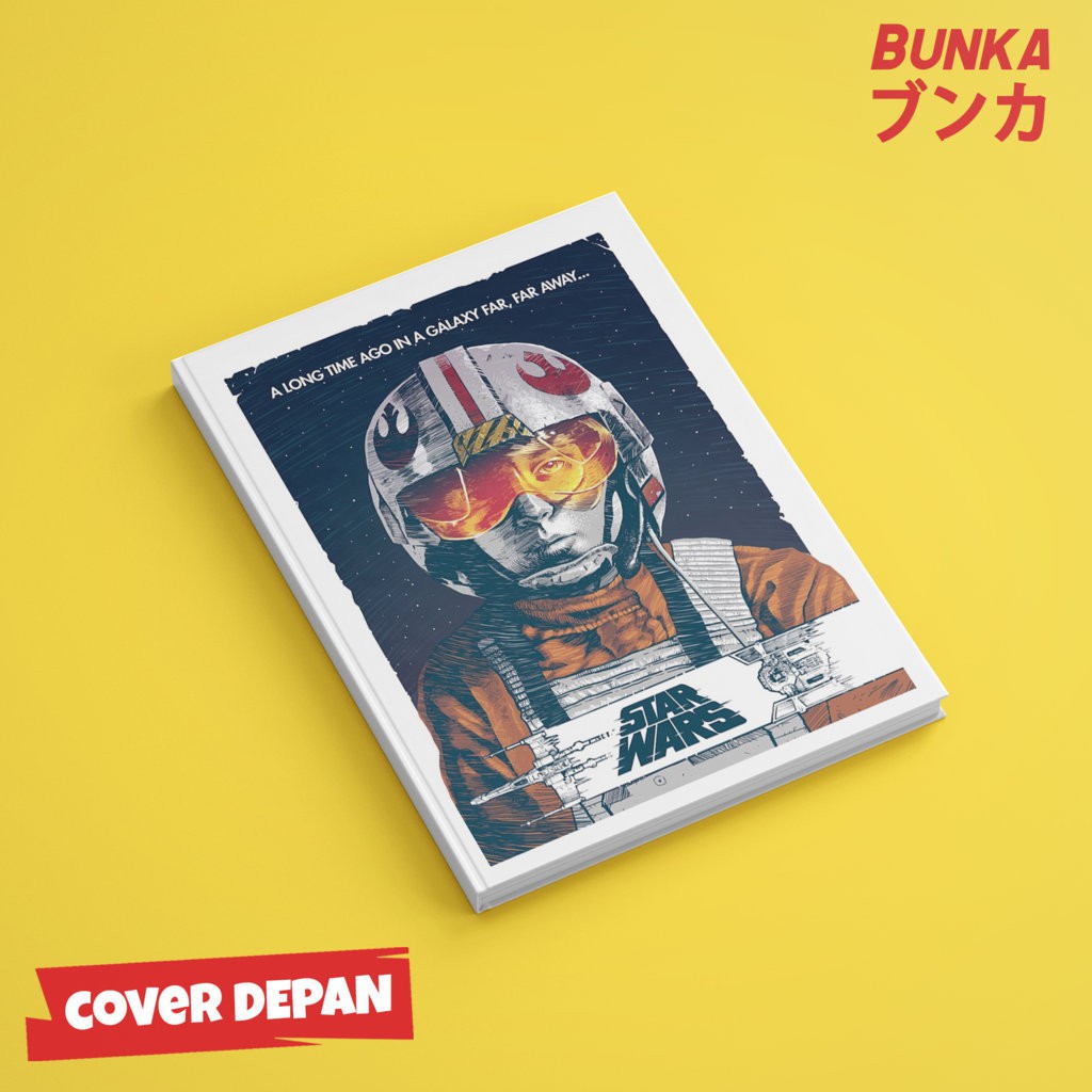

Notebook Hardcover Star Wars Luke Skywalker Ukuran A5 Buku Tulis Catatan Note Agenda Planner Jurnal Gift Couple